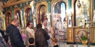 Στον ιερό ναό Αγίου Γερασίμου στο Ληξούρι Κεφαλληνίας λειτούργησε ο Σεβασμιώτατος Μητροπολίτης Λέρου κ. Παΐσιος