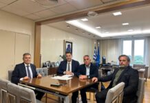 Συνάντηση του Δημάρχου Ιθάκης με τον Υφυπουργό παρά τω Πρωθυπουργώ Θανάση Κοντογεώργη για τα μεγάλα έργα του νησιού